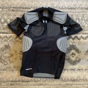 UA MPZ2 Football Padded Compression Shirt Medium